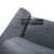 Himolla 1065 Leather Two-Seater Blue Grey Electric Function Sofa For Sale - Image 13 of 18