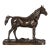 French Antique Bronze Sculpture of Ibrahim, Arabian Stallion by Pierre Jules Mene For Sale