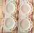 Grace your table with this charming set of four vintage white milk glass luncheon plates, attributed to Hazel-Atlas....