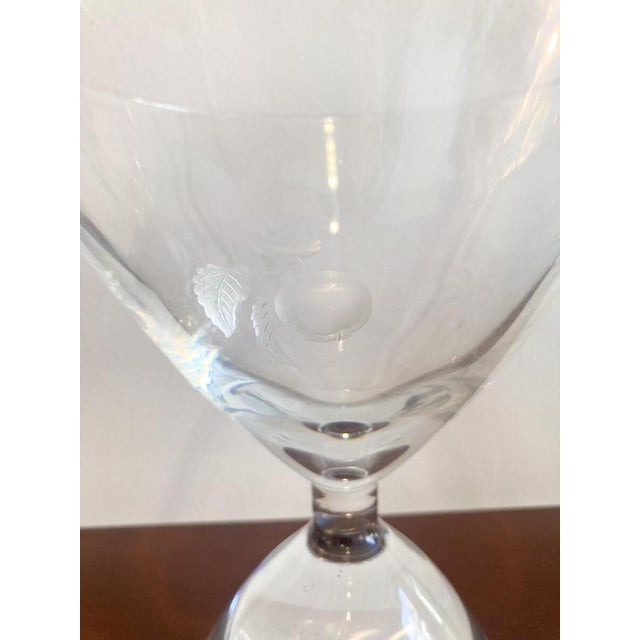 Glass Mid-Century Glass Vase attributed to Charles Graffart for Val Saint Lambert, Belgium, 1950s For Sale - Image 7 of 8