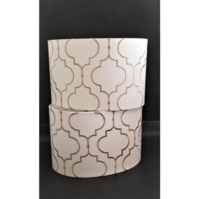 Lenox Quoizel Table Lamps With Coordinated Shades - Set of 2 For Sale - Image 10 of 13