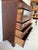 Antique 19th Century Solid Mahogany Chest of Drawers With Brass Knobs For Sale In Miami - Image 6 of 12