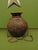 Antique Wooden Indian Water or Milk Pot with Chains For Sale - Image 9 of 12
