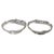 George VI Sterling Silver Bon Bon Dishes by Pinder Brothers, 1943, Set of 2 For Sale - Image 9 of 9
