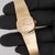 Metal Vintage Rolex Precision 22m 18k Gold Champagne Dial Manual Wind Watch For Sale - Image 7 of 11