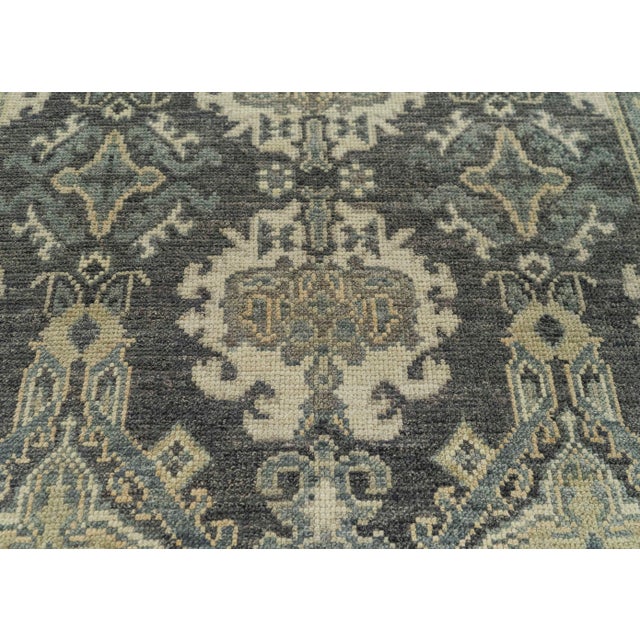 Turkish Oushak Rug 4'1" x 6'9" #20356 For Sale - Image 4 of 8
