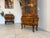 Brown Baroque Style Inlaid Walnut Display Cabinet For Sale - Image 8 of 11