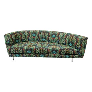 Mid 20th Century Vintage Sofa Attributed to Thayer Coggin: Texas Roads Edition For Sale