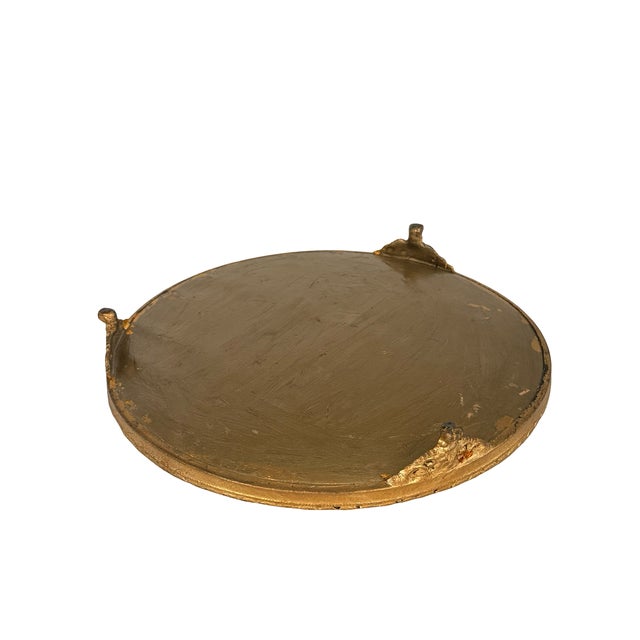 Late 19th Century French Rococo Ormolu Plateau Mirror Tray For Sale In West Palm - Image 6 of 11