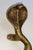 Add a bold, sculptural statement to cabinetry, doors, or furniture with this engraved brass cobra snake handle by Indian...