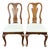 Vintage Thomasville Winston Court Collection Queen Anne Solid Cherry Dining Chairs - A Pair (B) For Sale