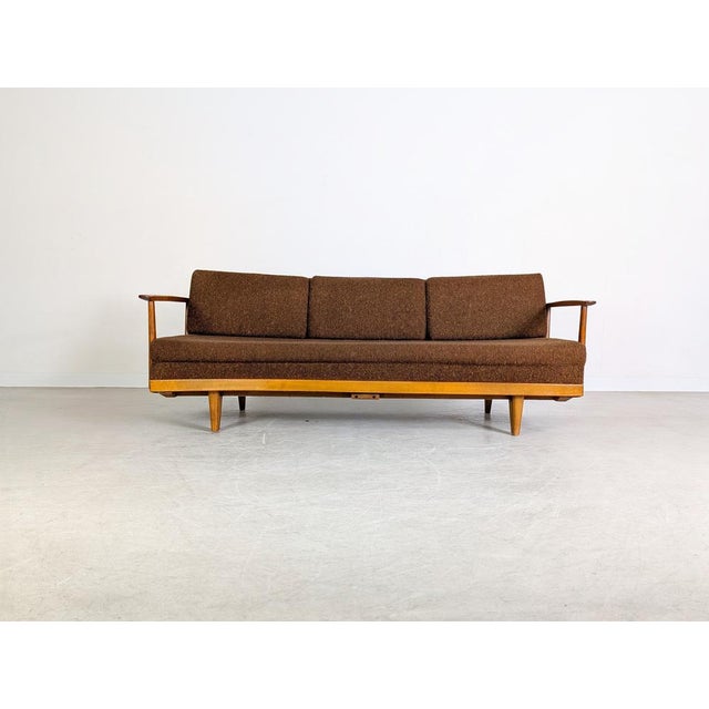 Mid-Century Modern Vintage Sofa in Walnut from Walter Knoll For Sale - Image 3 of 12