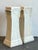 Vintage Swag Plaster Pedestals - A Pair For Sale In West Palm - Image 6 of 12