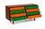 1980s Multi-Color Lacquered Dresser in Manner of Glenn of California. For Sale - Image 5 of 5