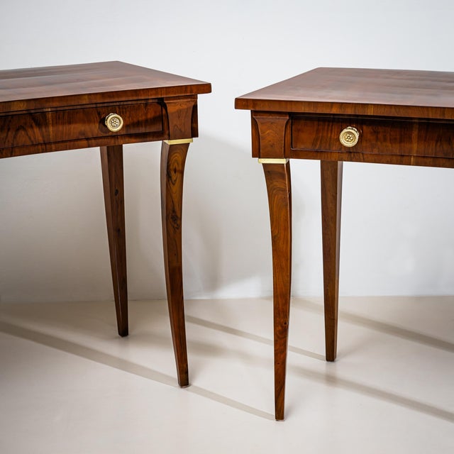 Biedermeier Pair of Consoles, Italy, Circa 1830 For Sale - Image 3 of 10