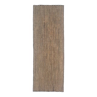 Hand Knotted Modern Style Runner - 3'8" X 10'3" For Sale