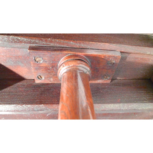 Brown Early 20th Century Decorative Arts Rectilinear Single Turn Model Staircase For Sale - Image 8 of 13