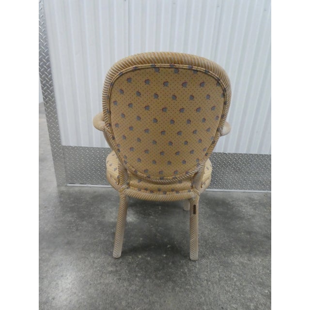 Antique White 1970s Vintage Signed Italian Marcello Mioni Dining Chairs - Set of 6 For Sale - Image 8 of 13