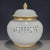 Famille Rose Enameled Porcelain Ginger Jar With Gilt Finial and Peony Motif For Sale - Image 9 of 9