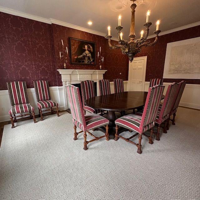 Set of 9 Edward Ferrell Dining Chairs For Sale - Image 10 of 10