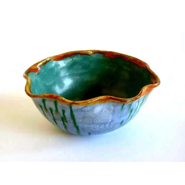 Italian Pottery Bowl from La Casa Dell'arte, 1920s For Sale - Image 4 of 8