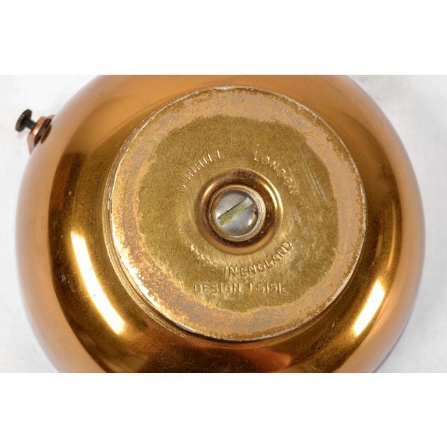 1950s Dunhill Gold Plate Brass Cigar Ashtray British Colonial England Collectibles For Sale - Image 12 of 13