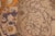 Orange Shabby Chic Vintage 1990's Orange/Blue Wool Rug - 9'11'' X 12'6'' For Sale - Image 8 of 10