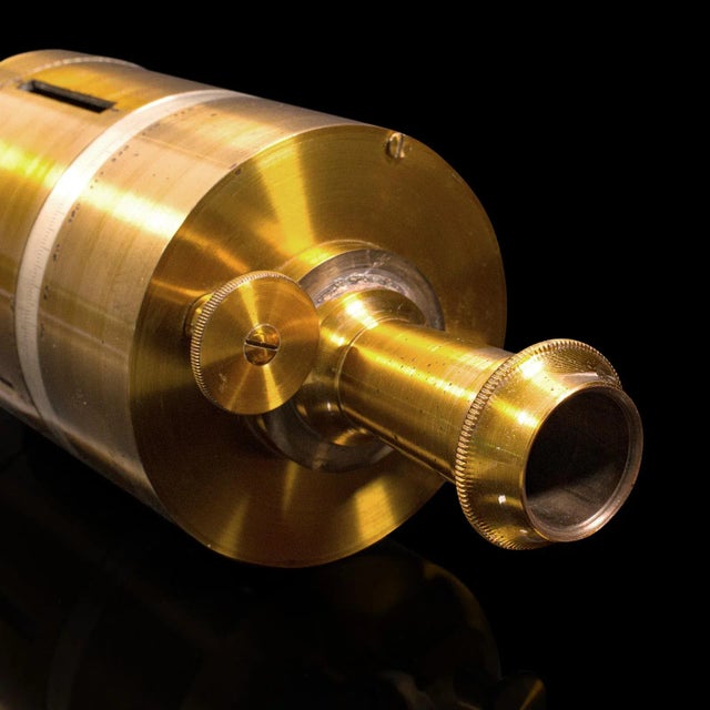 Brass 1900s Antique French Brass Vineyard Setter's Compass For Sale - Image 8 of 13