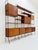 Brown Freestanding String Shelf-System Unit Bookcase in Teak and Metal by Silverschild, 1950s For Sale - Image 8 of 12