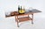 Mid-Century Modern Teak Extending Serving Table Drinks Cart Trolley by Kurt Østervig for Jason Møbler, Denmark, 1960s For Sale - Image 3 of 18