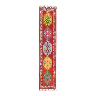 Vintage Turkish Bohemian Runner - 2'9" x 13'6" For Sale