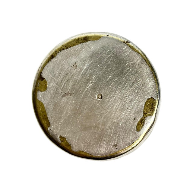 Set of 3 French Art Deco Silverplate Cups | Engraved Goblets or Match Holders For Sale - Image 6 of 13