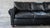 Restoration Hardware Lancaster ebony leather sofa, three-seat model. Premium down-feather filled cushions and soft, supple...