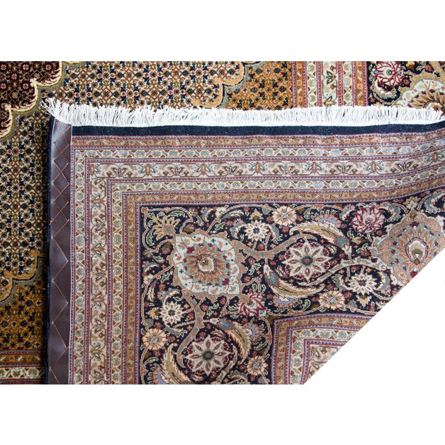 Vintage Persian Tabriz Rug For Sale - Image 14 of 15