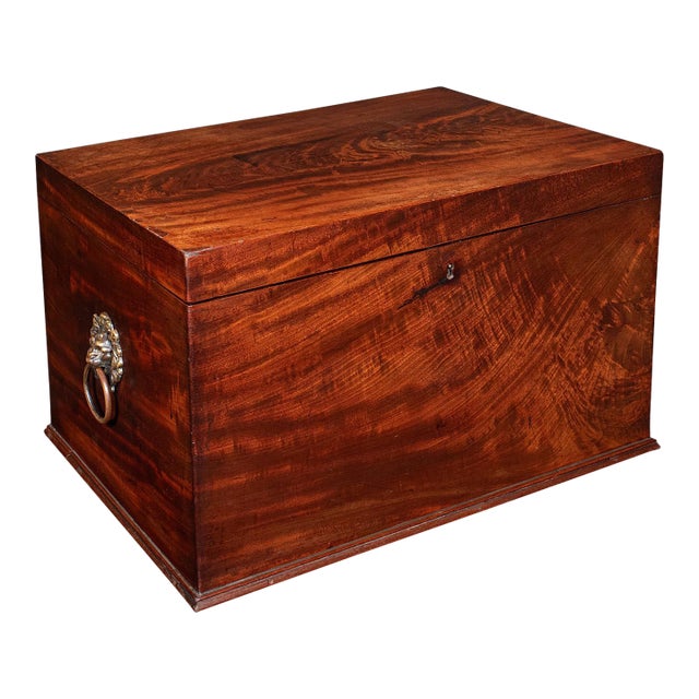 Antique Hunting Day Cellarette, Irish, Wine Storage Box, Gillingtons, Regency For Sale