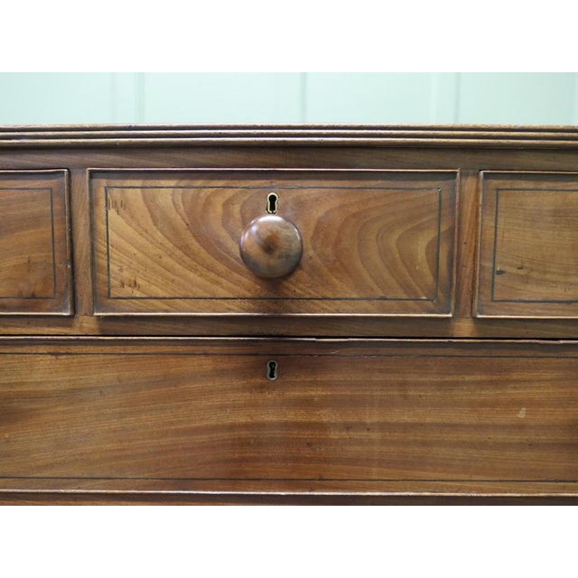 Late 18th Century Mahogany Chest of Drawers, 1790s For Sale - Image 5 of 9