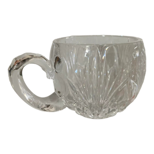 1990s Waterford Marquis Cut Crystal Newberry Pattern Punch Cup