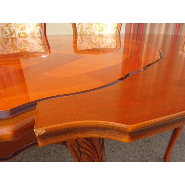 Regency Oval Extendable Dining Table, 1980s For Sale - Image 10 of 18
