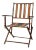 Mid-Century Wooden Folding Chair For Sale