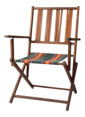 Mid-Century Wooden Folding Chair