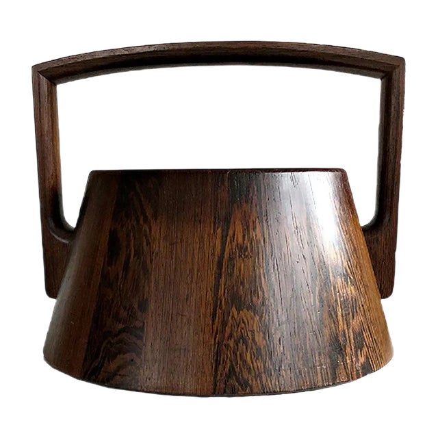 Danish Rosewood and Wenge Ice Bucket by Jens Quistgaard, 1960s For Sale