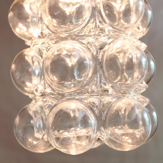 1970s 1970s Bubble Glass Pendant Light For Sale - Image 5 of 8