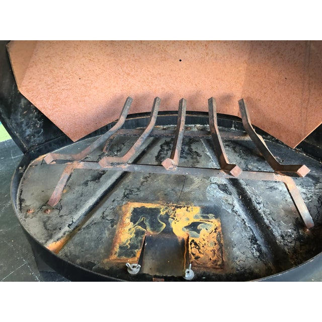 Mid-Century Modern Mid Century Preway Fireplace W/ Andirons For Sale - Image 3 of 11