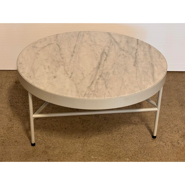 Ferm Living Carrara Marble Coffee/Side Table For Sale - Image 4 of 12