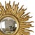 Vintage Gold-Leaf Gilt Sunburst Convex Mirror, 1960s For Sale - Image 6 of 18