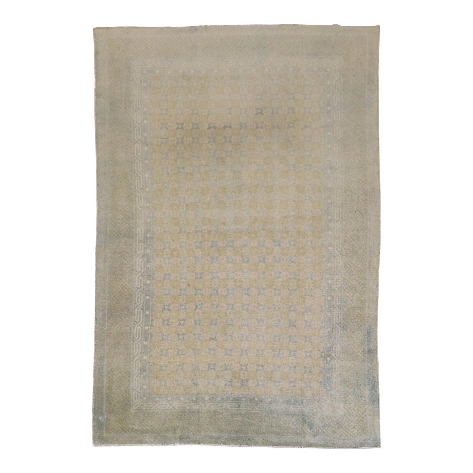 Zabihi Collection Muted Antique Chinese Rug | Chairish