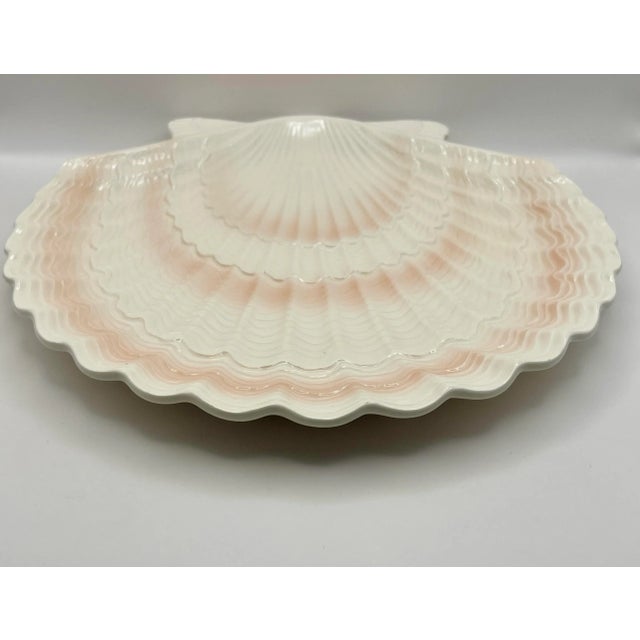 Late 20th Century Late 20th Century Otagiri Sea Shell Plate For Sale - Image 5 of 6