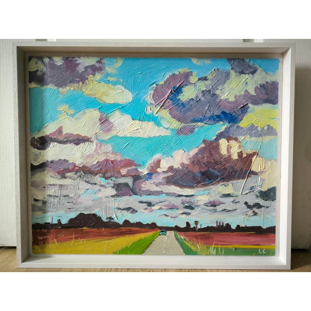 Linda Clerget, Go with You, Oil on Wood, Framed For Sale - Image 6 of 8