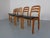Wood Danish Teak and Leather Chairs from Dyrlund, Denmark, 1970s, Set of 6 For Sale - Image 7 of 18