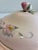 American Early 1900's Steubenville Rose Dawn Pink Serving Dish With Lid For Sale - Image 3 of 15
